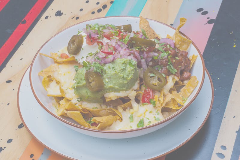 Rio Street Nachos loaded with toppings